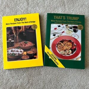 That’s Trump AND Enjoy! Best of Bridge cookbooks